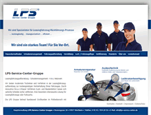 Tablet Screenshot of lps-service-center.de